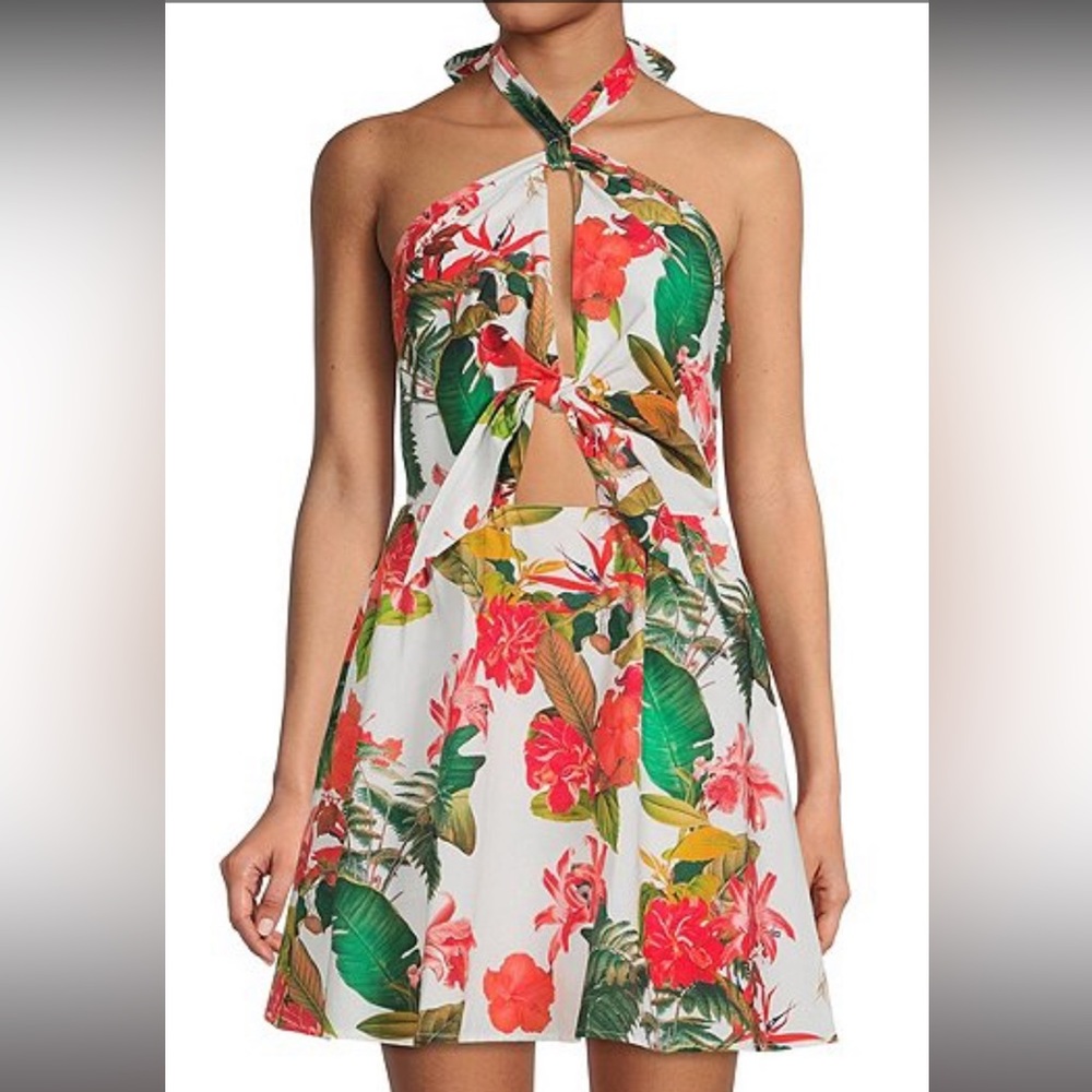 Gianni Bini Floral Halter Dress